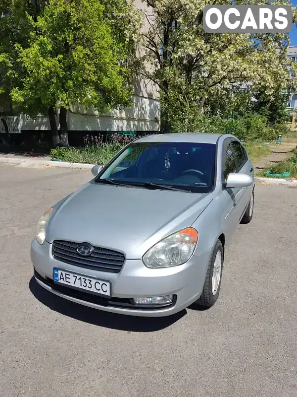 Седан Hyundai Accent 2008 1.4 л. Ручна / Механіка обл. Дніпропетровська, Павлоград - Фото 1/7