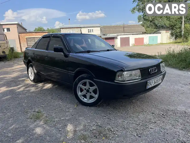 Седан Audi 80 1988 1.8 л. Ручна / Механіка обл. Тернопільська, Бережани - Фото 1/16