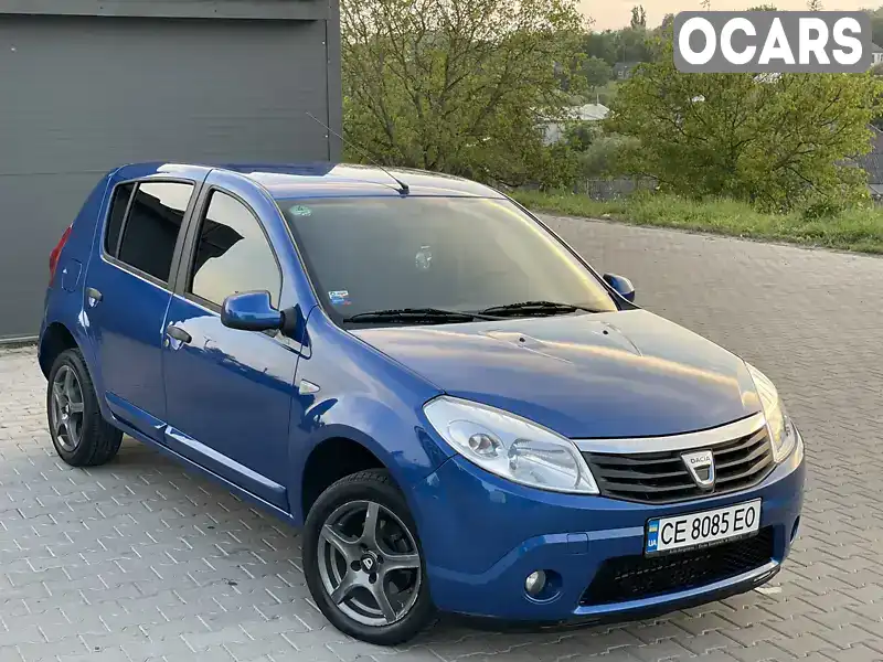 Хетчбек Dacia Sandero 2009 1.6 л. Ручна / Механіка обл. Чернівецька, Чернівці - Фото 1/21