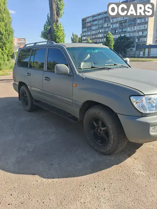 Позашляховик / Кросовер Toyota Land Cruiser 2002 4.7 л. Автомат обл. Сумська, Суми - Фото 1/8