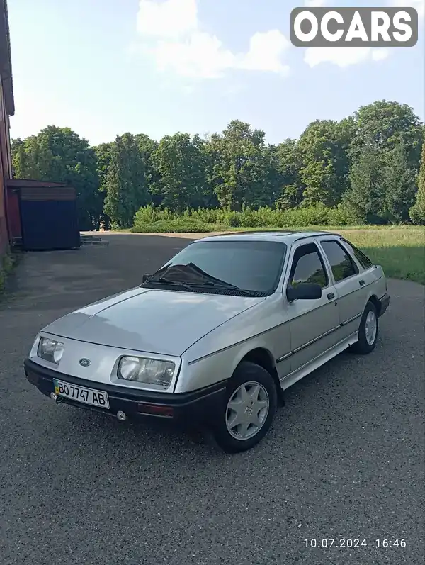 Ліфтбек Ford Sierra 1986 2 л. Ручна / Механіка обл. Івано-Франківська, Бурштин - Фото 1/20