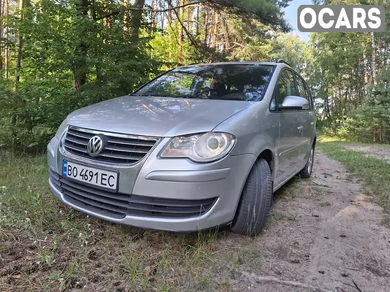 Мінівен Volkswagen Touran 2008 1.9 л. Ручна / Механіка обл. Тернопільська, Кременець - Фото 1/20