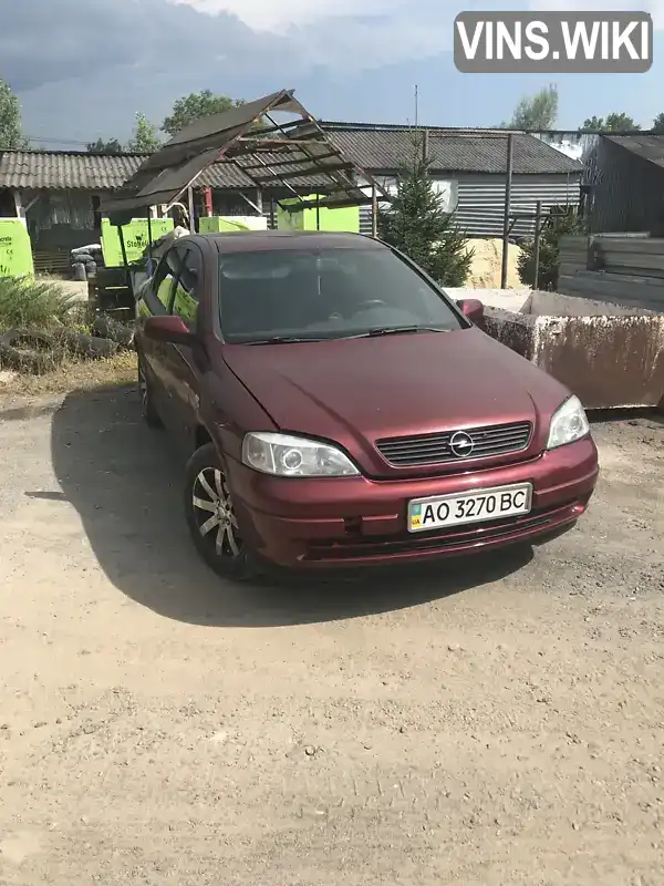 Седан Opel Astra 2000 1.39 л. обл. Закарпатська, Свалява - Фото 1/9