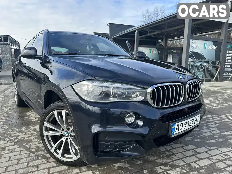 Позашляховик / Кросовер BMW X6 2018 2.99 л. Автомат обл. Закарпатська, location.city.teresva - Фото 1/18