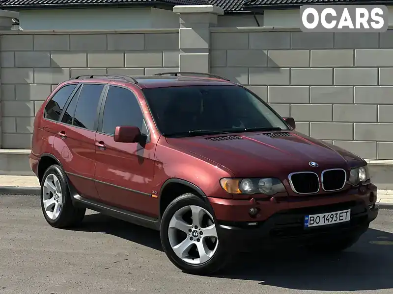 Позашляховик / Кросовер BMW X5 2002 3 л. Автомат обл. Тернопільська, Кременець - Фото 1/21