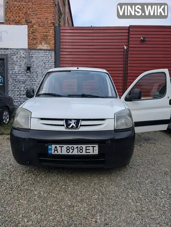 Мінівен Peugeot Partner 2003 1.9 л. Ручна / Механіка обл. Івано-Франківська, location.city.solotvyn - Фото 1/13