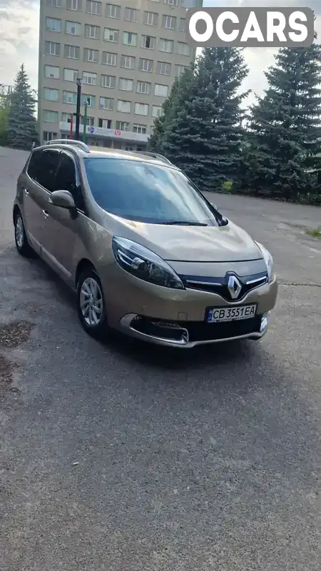 Мінівен Renault Megane Scenic 2014 1.6 л. Ручна / Механіка обл. Чернігівська, Чернігів - Фото 1/14