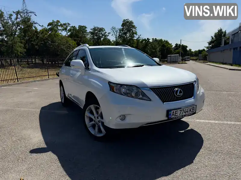 Позашляховик / Кросовер Lexus RX 2009 3.5 л. Автомат обл. Дніпропетровська, Дніпро (Дніпропетровськ) - Фото 1/21