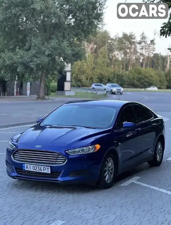 Седан Ford Fusion 2015 2.5 л. Автомат обл. Київська, Вишневе - Фото 1/16