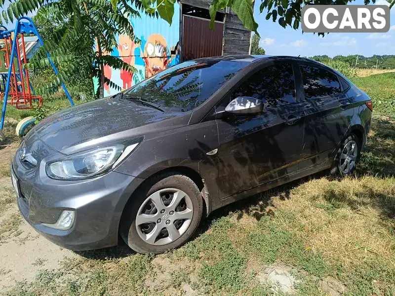 Z94CU41CACR154646 Hyundai Accent 2012 Седан 1.4 л. Фото 1