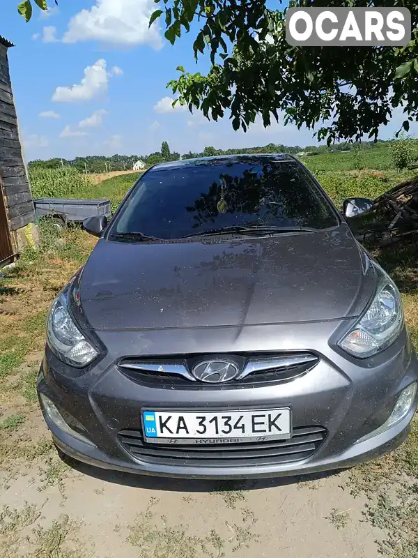 Z94CU41CACR154646 Hyundai Accent 2012 Седан 1.4 л. Фото 2