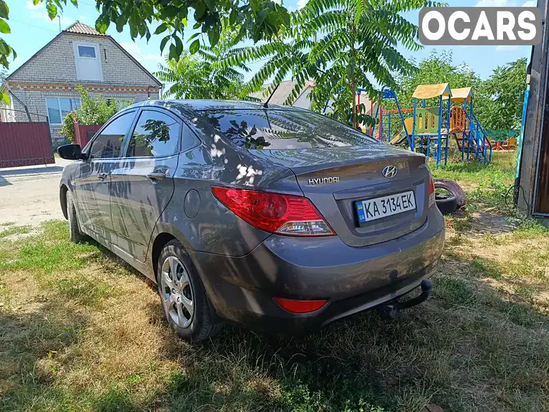 Z94CU41CACR154646 Hyundai Accent 2012 Седан 1.4 л. Фото 4