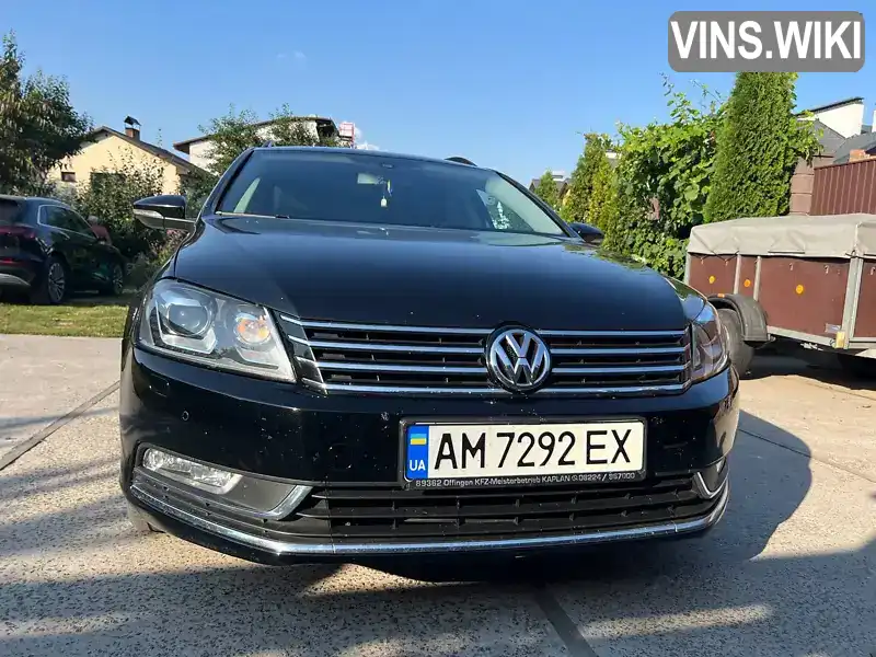 Универсал Volkswagen Passat 2012 1.97 л. Автомат обл. Житомирская, Коростень - Фото 1/21