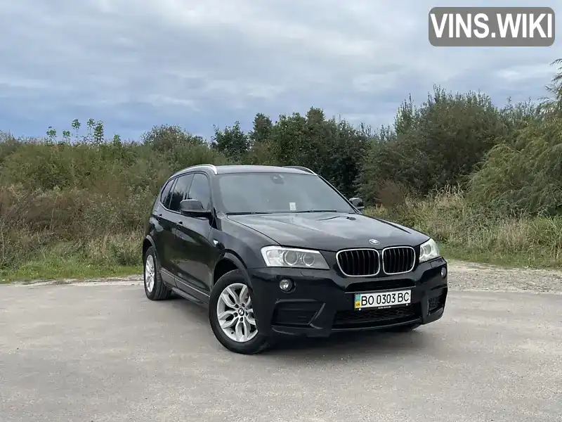 Позашляховик / Кросовер BMW X3 2012 2 л. Автомат обл. Тернопільська, Тернопіль - Фото 1/21