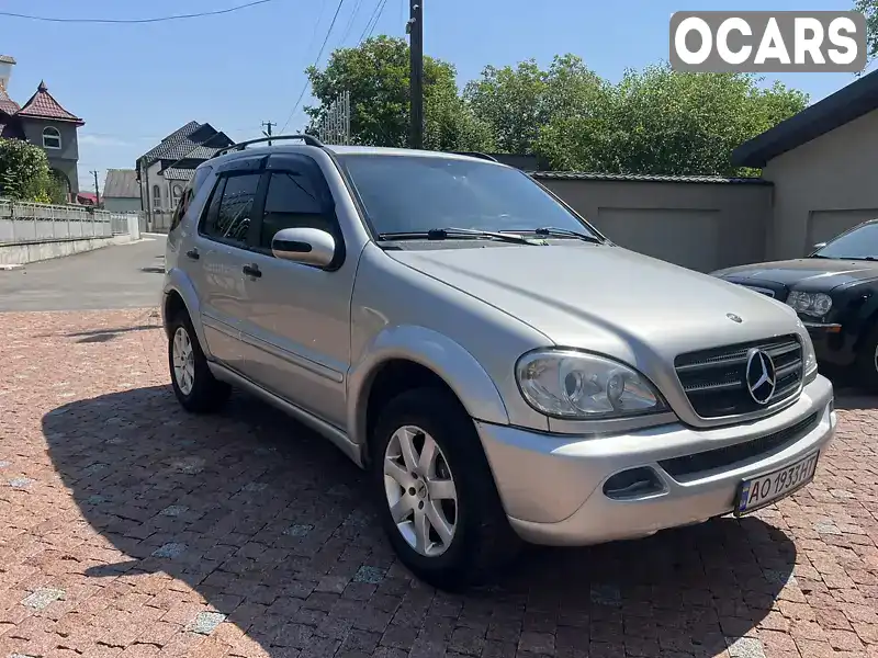 Позашляховик / Кросовер Mercedes-Benz M-Class 2002 2.69 л. Автомат обл. Закарпатська, Рахів - Фото 1/13