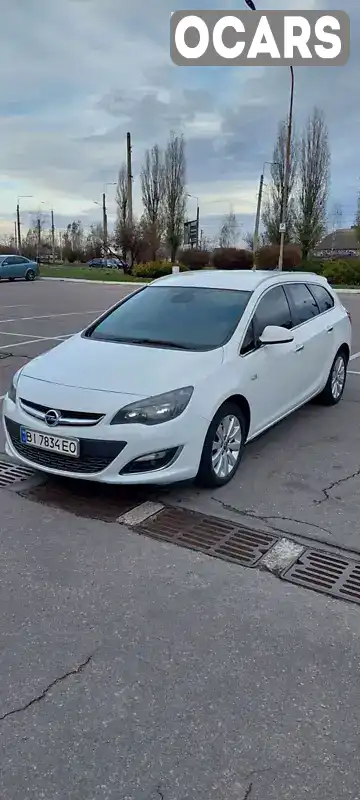 Універсал Opel Astra 2013 1.69 л. Ручна / Механіка обл. Львівська, location.city.skhidnytsia - Фото 1/21