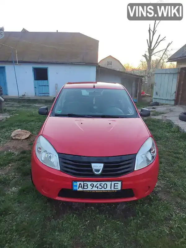 Хетчбек Dacia Sandero 2009 1.4 л. Ручна / Механіка обл. Вінницька, Вінниця - Фото 1/14