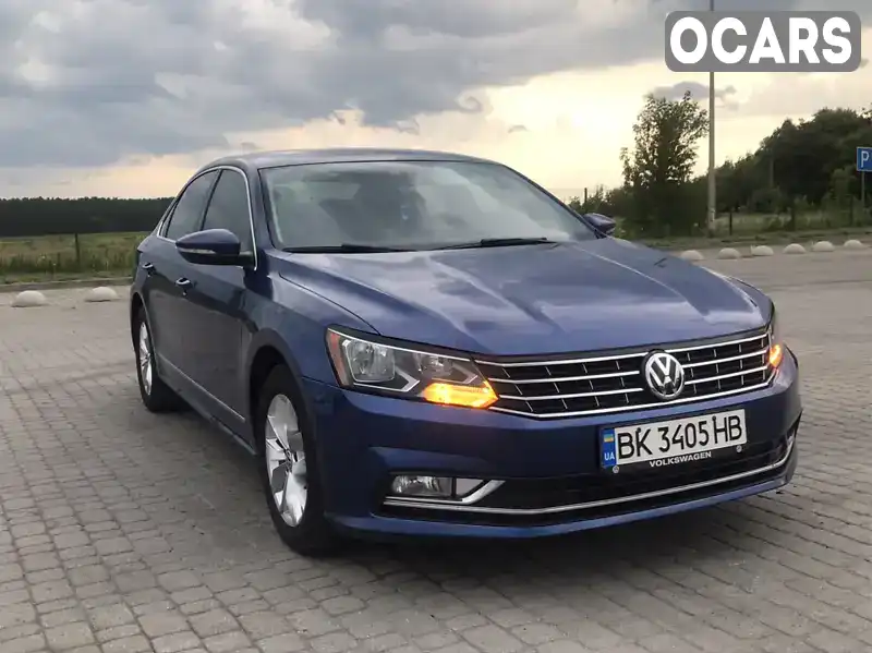 Седан Volkswagen Passat 2017 1.8 л. Автомат обл. Рівненська, Радивилів - Фото 1/18