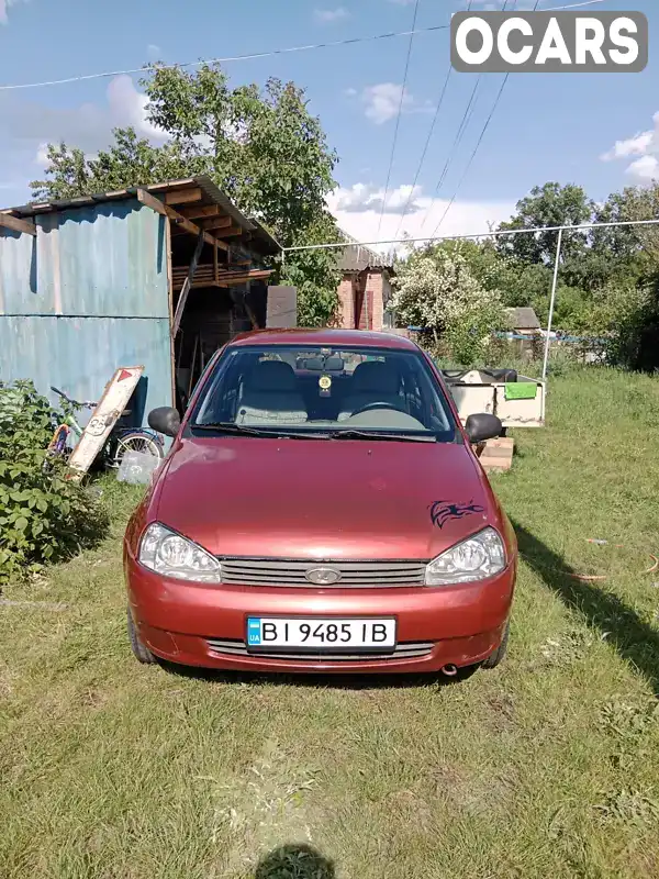 Седан ВАЗ / Lada 1118 Калина 2007 1.6 л. Ручна / Механіка обл. Полтавська, Гадяч - Фото 1/11