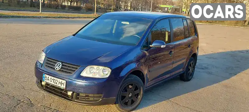 Мінівен Volkswagen Touran 2003 1.9 л. Ручна / Механіка обл. Полтавська, Кременчук - Фото 1/8