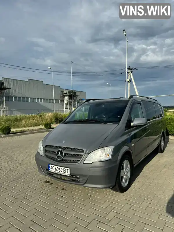 Мінівен Mercedes-Benz Vito 2013 2.99 л. Автомат обл. Закарпатська, Хуст - Фото 1/16