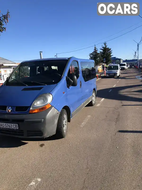 Мінівен Renault Trafic 2002 1.87 л. Ручна / Механіка обл. Закарпатська, Ужгород - Фото 1/7