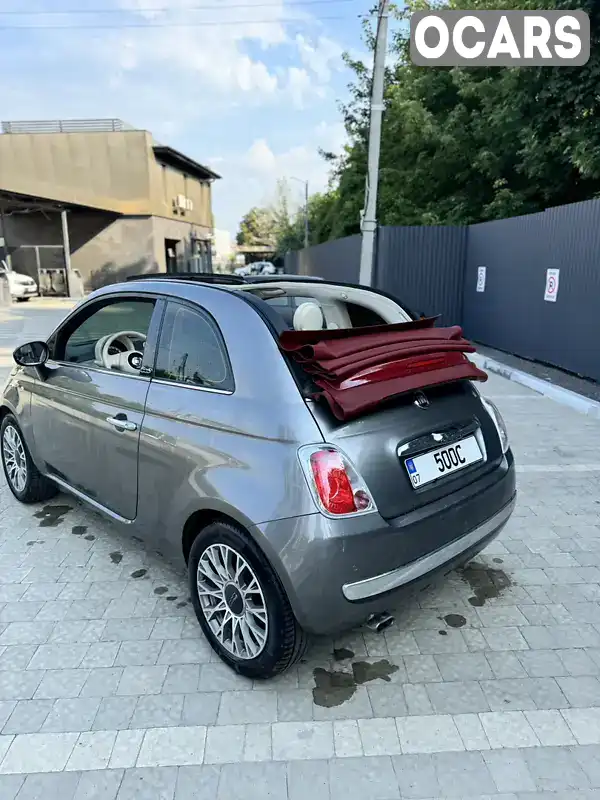 Кабриолет Fiat 500 2012 1.24 л. Ручная / Механика обл. Закарпатская, Мукачево - Фото 1/21