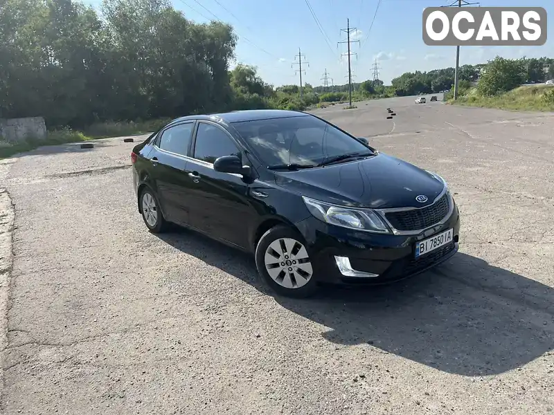 Седан Kia Rio 2012 1.4 л. Ручна / Механіка обл. Полтавська, Полтава - Фото 1/21