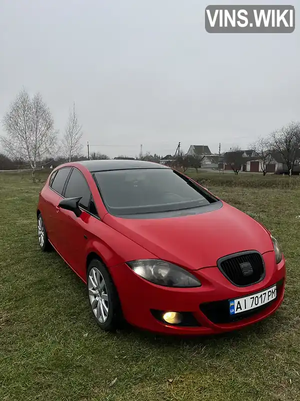 Хэтчбек SEAT Leon 2008 1.98 л. Ручная / Механика обл. Киевская, Барышевка - Фото 1/17