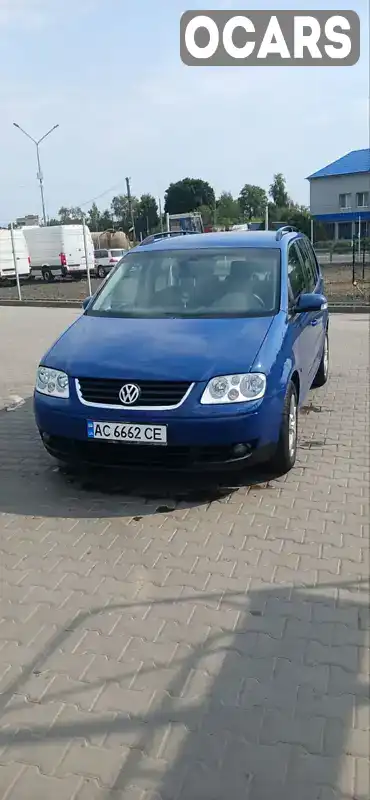 Мінівен Volkswagen Touran 2003 1.9 л. Ручна / Механіка обл. Волинська, Нововолинськ - Фото 1/12