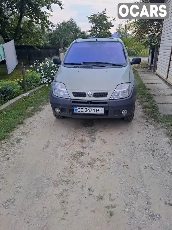 Мінівен Renault Scenic Rx4 2002 1.9 л. Ручна / Механіка обл. Чернівецька, Мигове - Фото 1/9