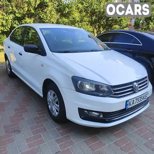 Седан Volkswagen Polo 2019 1.6 л. Ручна / Механіка обл. Київська, Київ - Фото 1/11