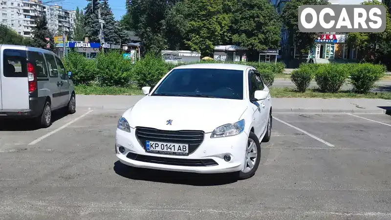 Седан Peugeot 301 2016 1.6 л. Ручна / Механіка обл. Запорізька, Запоріжжя - Фото 1/10