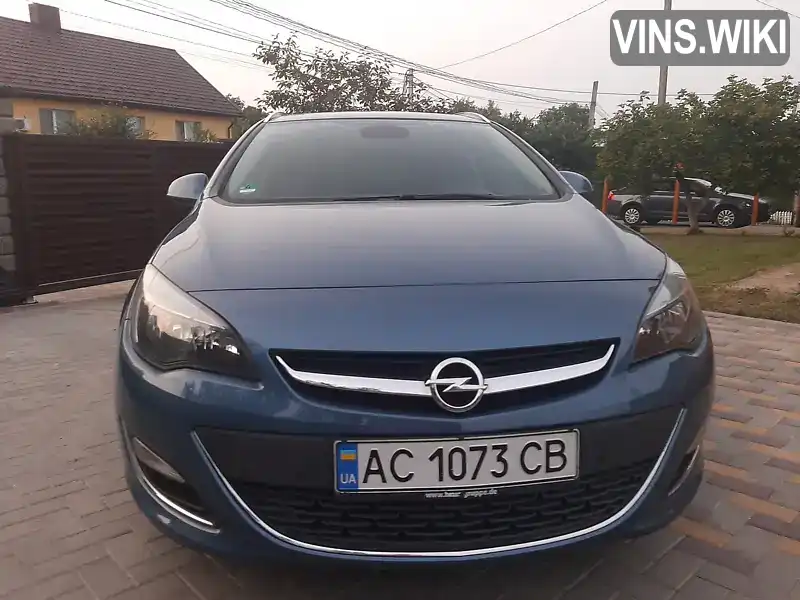 W0LPE8EN9E8042080 Opel Astra 2014 Универсал 1.96 л. Фото 3