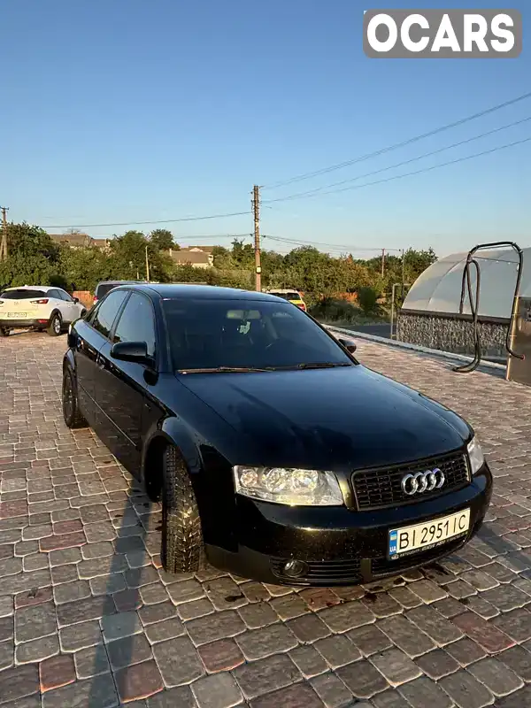 Седан Audi A4 2003 1.8 л. Ручна / Механіка обл. Полтавська, Велика Багачка - Фото 1/17