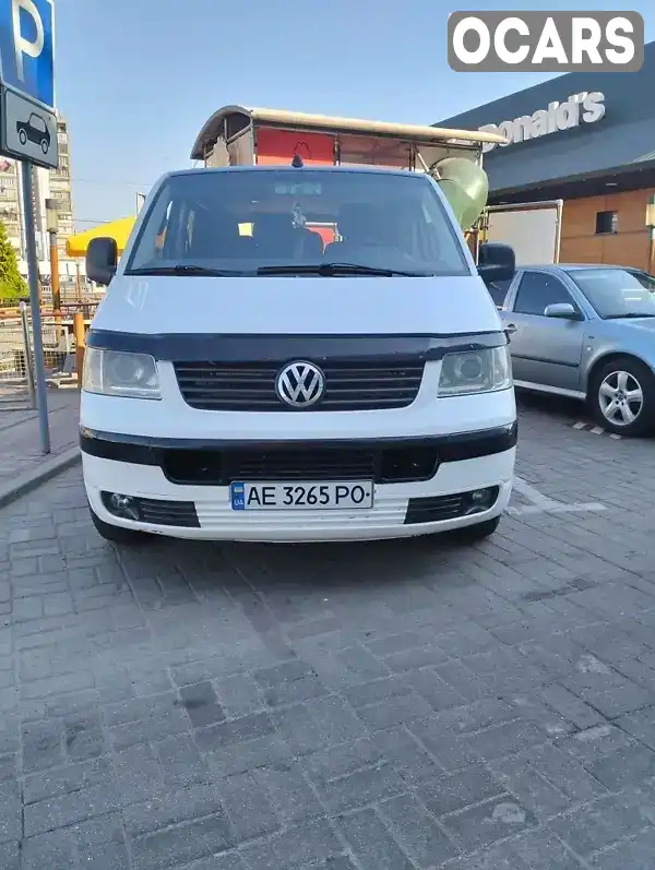 Мінівен Volkswagen Transporter 2003 2.5 л. Ручна / Механіка обл. Дніпропетровська, Дніпро (Дніпропетровськ) - Фото 1/9