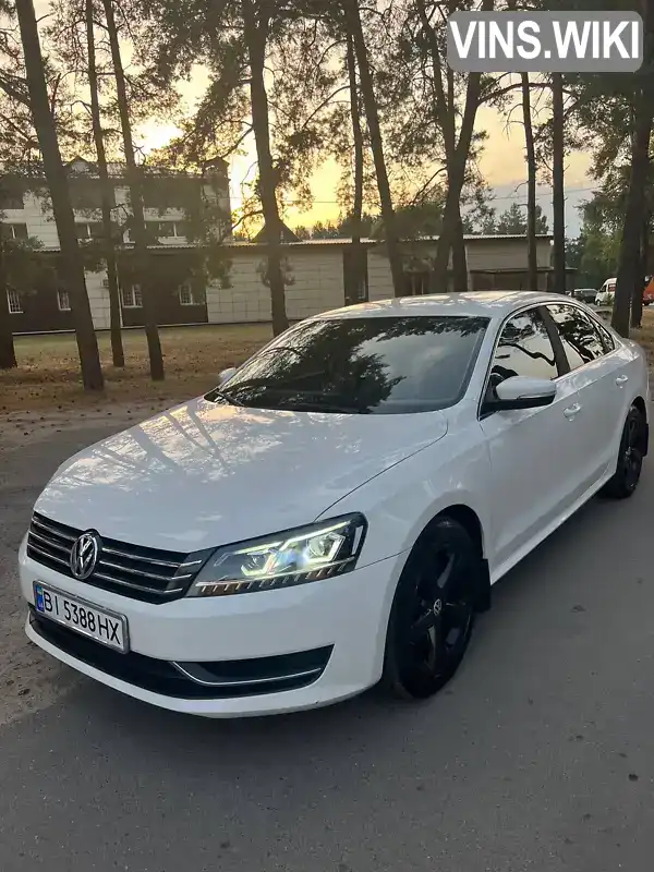 Седан Volkswagen Passat 2012 2.5 л. Автомат обл. Полтавская, Полтава - Фото 1/21