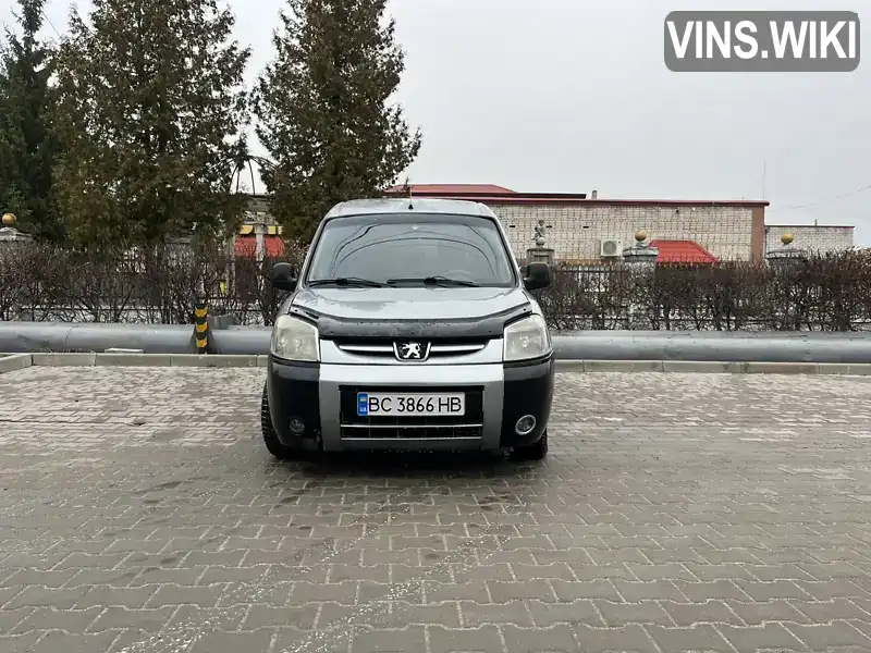 Мінівен Peugeot Partner 2007 1.56 л. Ручна / Механіка обл. Львівська, Новояворівськ - Фото 1/14