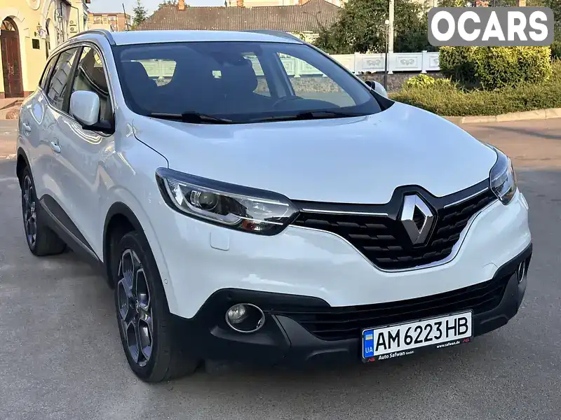 Позашляховик / Кросовер Renault Kadjar 2017 1.46 л. Робот обл. Житомирська, Бердичів - Фото 1/21