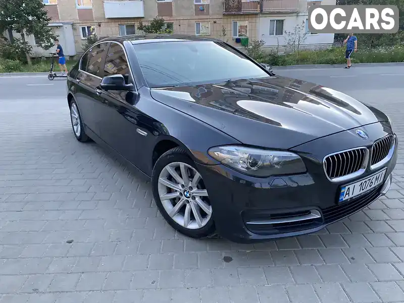 Седан BMW 5 Series 2013 2.98 л. Автомат обл. Київська, Вишневе - Фото 1/13