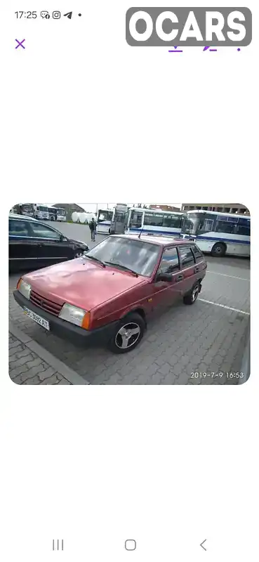 Хетчбек ВАЗ / Lada 2109 1997 14.9 л. Ручна / Механіка обл. Львівська, Сколе - Фото 1/9