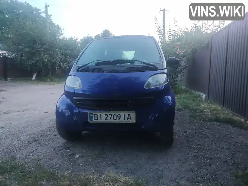 Купе Smart Fortwo 2000 0.6 л. Робот обл. Полтавская, Лубны - Фото 1/9