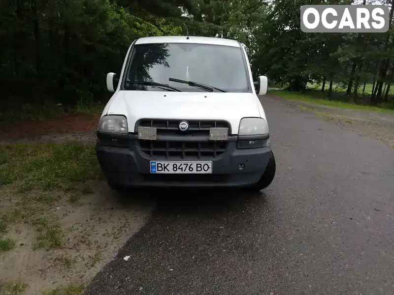 Минивэн Fiat Doblo 2002 1.91 л. Ручная / Механика обл. Ровенская, Демидовка - Фото 1/10