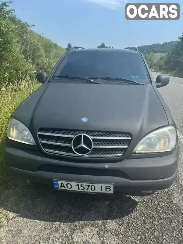 Позашляховик / Кросовер Mercedes-Benz M-Class 2001 2.69 л. Автомат обл. Закарпатська, Мукачево - Фото 1/21