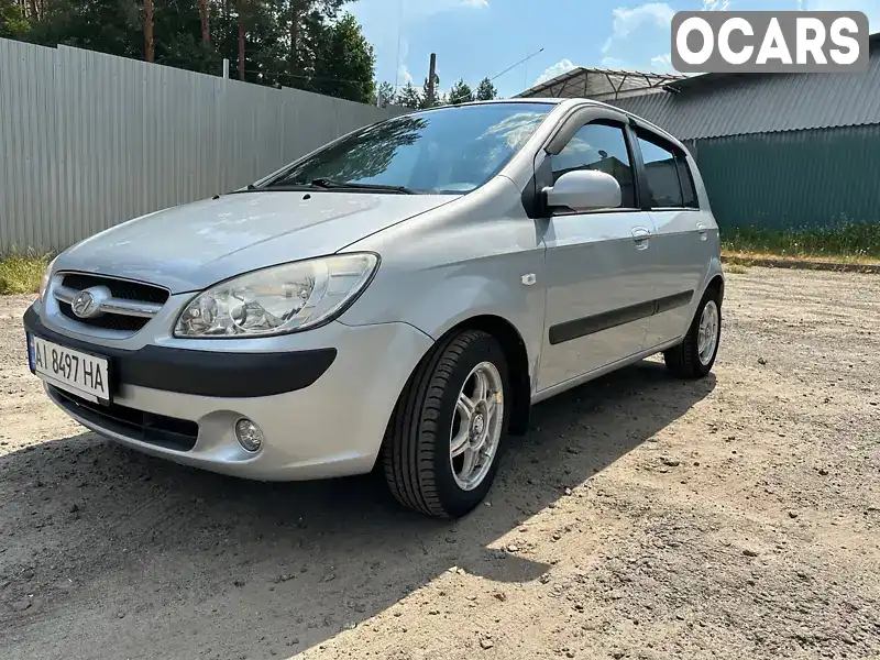 Хетчбек Hyundai Getz 2007 1.4 л. Ручна / Механіка обл. Київська, Обухів - Фото 1/19