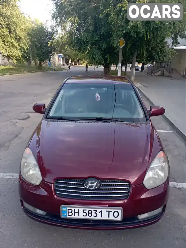 Седан Hyundai Accent 2008 1.4 л. Ручна / Механіка обл. Одеська, Болград - Фото 1/9