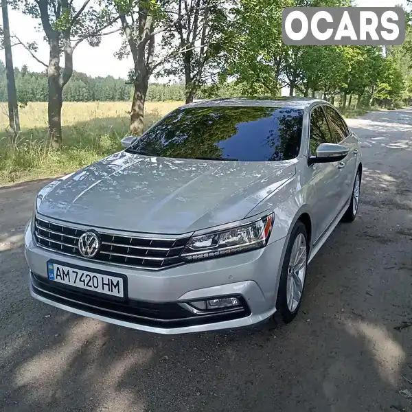 Седан Volkswagen Passat 2018 1.98 л. Типтронік обл. Житомирська, Житомир - Фото 1/21