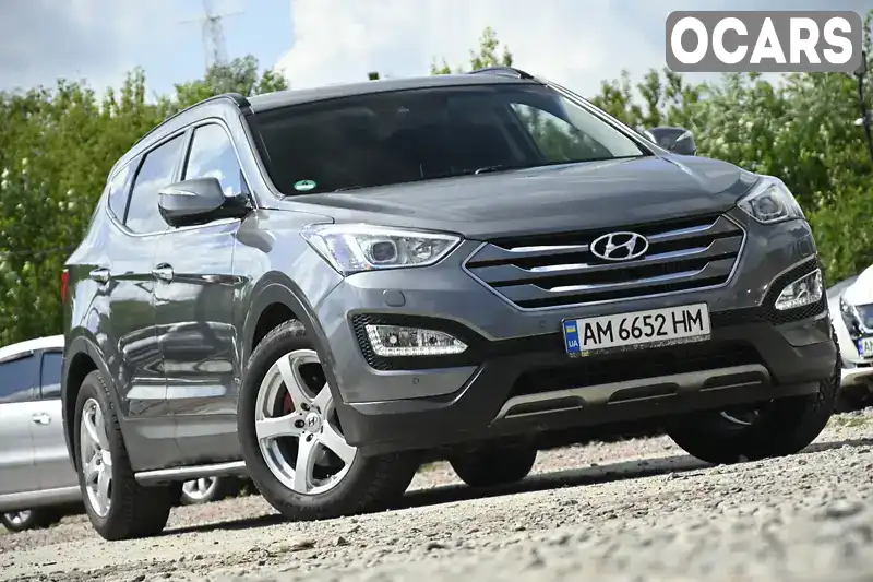 Позашляховик / Кросовер Hyundai Santa FE 2012 2.2 л. Автомат обл. Житомирська, Бердичів - Фото 1/21