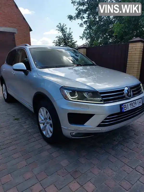 Позашляховик / Кросовер Volkswagen Touareg 2015 3 л. Автомат обл. Полтавська, Полтава - Фото 1/21