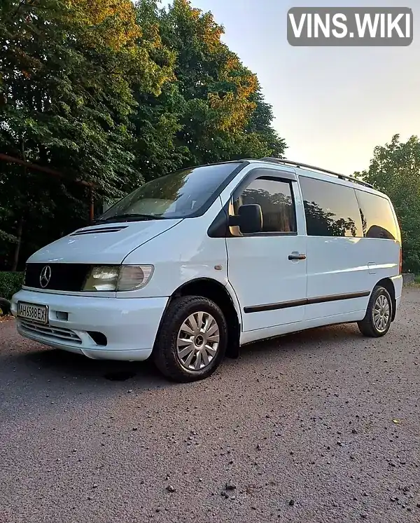 Мінівен Mercedes-Benz Vito 2001 2.2 л. Ручна / Механіка обл. Дніпропетровська, Кам'янське (Дніпродзержинськ) - Фото 1/13